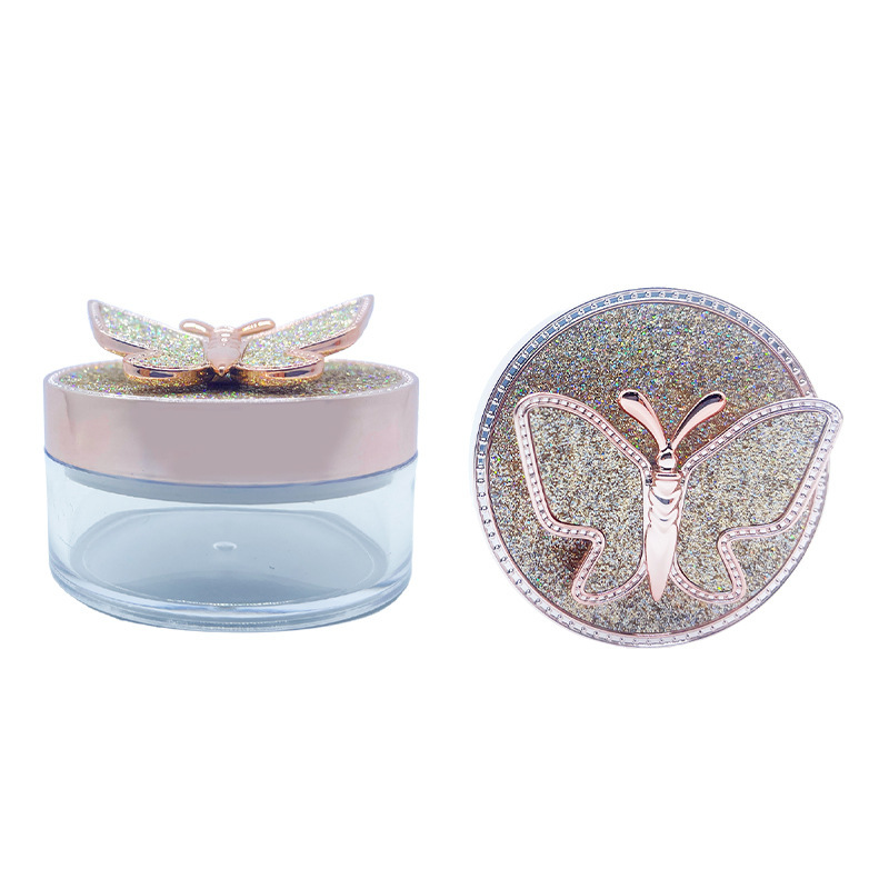 新款蝴蝶盖化妆品分装瓶面霜膏体瓶护肤品分装