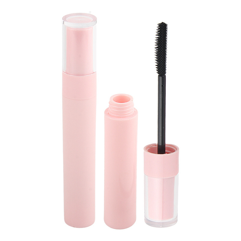 细长形粉色睫毛膏空管 彩妆化妆品睫毛膏碎发整理液灌装空管
